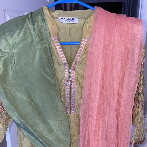 MARIA B: PARTY DRESS SIZE SMALL **SHIPPED WITHIN SAME DAY** - Picture 1 of 3